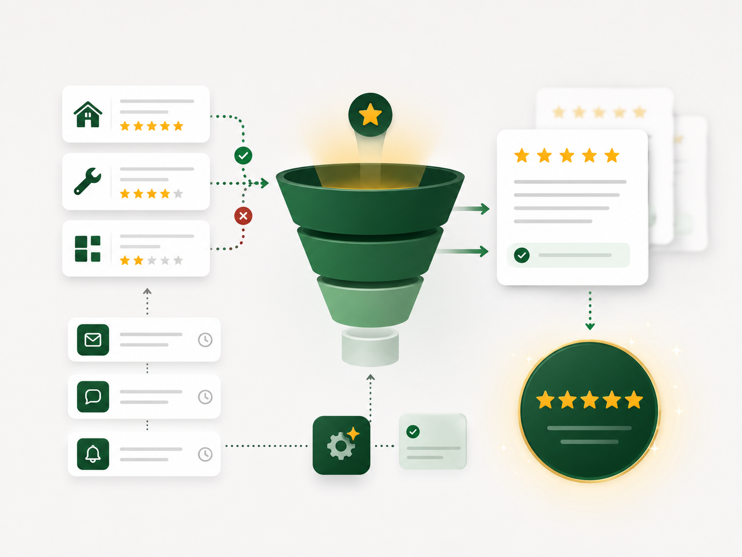 5-Sterne-Magie-Funnel für Handwerker